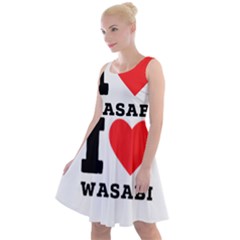 I Love Wasabi Knee Length Skater Dress by ilovewhateva