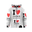 I love French breakfast  Kids  Zipper Hoodie View1