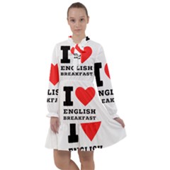 I Love English Breakfast  All Frills Chiffon Dress by ilovewhateva