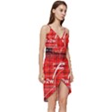 Geometry Mathematics Cube Wrap Frill Dress View3