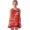 Geometry Mathematics Cube Kids  Pilgrim Collar Ruffle Hem Dress View1