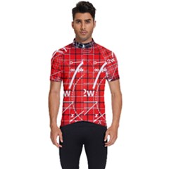 Geometry Mathematics Cube Men s Short Sleeve Cycling Jersey by Ndabl3x