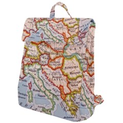 Map Europe Globe Countries States Flap Top Backpack by Ndabl3x