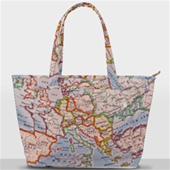 Map Europe Globe Countries States Back Pocket Shoulder Bag  by Ndabl3x