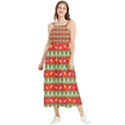 Christmas Papers Red And Green Boho Sleeveless Summer Dress View1