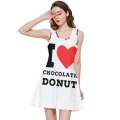 I Love Chocolate Donut Inside Out Racerback Dress by ilovewhateva