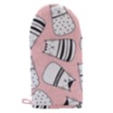 Cute Cats Cartoon Seamless-pattern Microwave Oven Glove View2