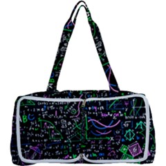 Math-linear-mathematics-education-circle-background Multi Function Bag by Vaneshart