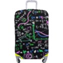 Math-linear-mathematics-education-circle-background Luggage Cover (Large) View1