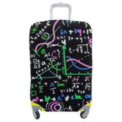 Math-linear-mathematics-education-circle-background Luggage Cover (medium) by Vaneshart