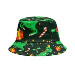 Christmas-funny-pattern Dinosaurs Inside Out Bucket Hat by Vaneshart