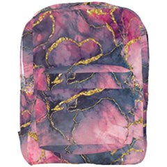 Pink Texture Resin Full Print Backpack by Vaneshop