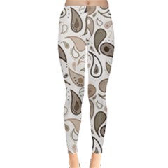 Paisley Pattern Background Graphic Leggings  by Vaneshop