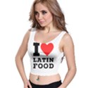 I love Latin food Crop Top View1