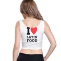 I love Latin food Crop Top View3