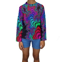 Abstract Piece Color Kids  Long Sleeve Swimwear by Vaneshop