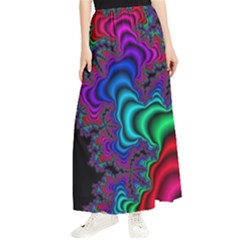 Abstract Piece Color Maxi Chiffon Skirt by Vaneshop