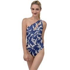 Bird Animal Animal Background To One Side Swimsuit by Vaneshop