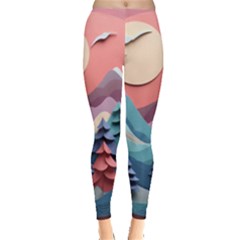 Paper Art Pastel Leggings  by Vaneshop