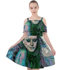 Alphonse Woman Cut Out Shoulders Chiffon Dress by MRNStudios