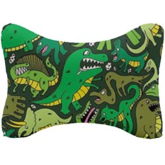 Dino Kawaii Seat Head Rest Cushion by Wav3s