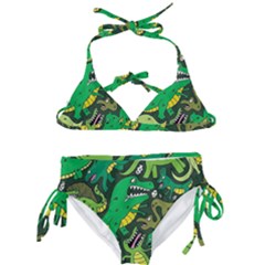 Dino Kawaii Kids  Classic Bikini Set by Wav3s