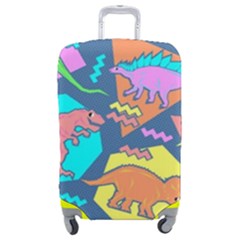 Dinosaur Pattern Luggage Cover (medium) by Wav3s