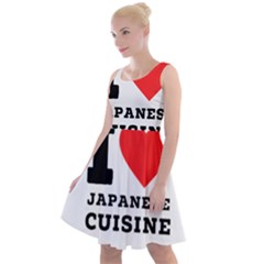 I Love Japanese Cuisine Knee Length Skater Dress by ilovewhateva