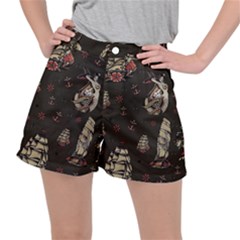 Vintage Tattoos Nautical Women s Ripstop Shorts by Vaneshop