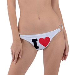 I Love Sweet Food Ring Detail Bikini Bottoms by ilovewhateva