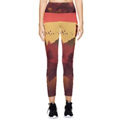 Japan Art Illustration Pocket Leggings  by Grandong