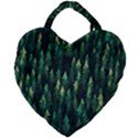 Forest Illustration Giant Heart Shaped Tote View1