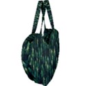 Forest Illustration Giant Heart Shaped Tote View4