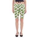 Vegetable Pattern With Composition Broccoli Yoga Cropped Leggings View1