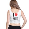 I love Indian food Crop Top View3