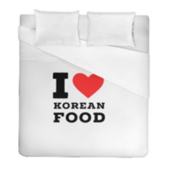 I Love Korean Food Duvet Cover (full/ Double Size) by ilovewhateva