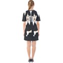 Wednesday addams Sixties Short Sleeve Mini Dress View2