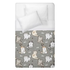 Cute Cat Pattern Cartoon Duvet Cover (single Size) by Cowasu