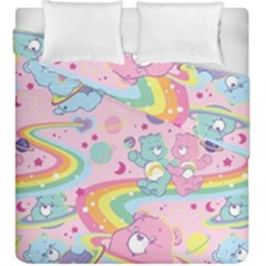 Bears Kawaii Pattern Duvet Cover Double Side (king Size) by Cowasu