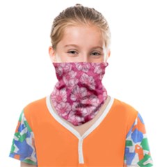 Cute Pink Sakura Flower Pattern Face Covering Bandana (kids) by Cowasu