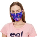 Stained Glass Rose Crease Cloth Face Mask (Adult) View1