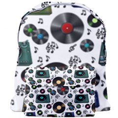 Records Vinyl Seamless Background Giant Full Print Backpack by Bangk1t