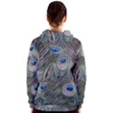 Peacock Feathers Peacock Bird Feathers Women s Zipper Hoodie View2