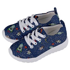 Cat Cosmos Cosmonaut Rocket Kids  Lightweight Sports Shoes by Cowasu