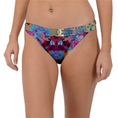 Roses Liquify  Band Bikini Bottoms by kaleidomarblingart