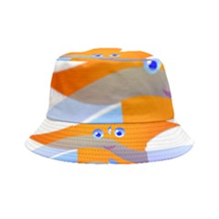 Beach Sea Shell Swimming Inside Out Bucket Hat by Amaryn4rt