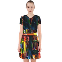 Architecture City Homes Window Adorable In Chiffon Dress by Amaryn4rt