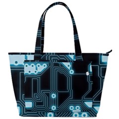 A Completely Seamless Background Design Circuitry Back Pocket Shoulder Bag  by Amaryn4rt