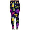 Space Patterns Lightweight Velour Classic Yoga Leggings View2