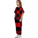 Black And Red Backgrounds- Kids  Tee and Pants Sports Set View2